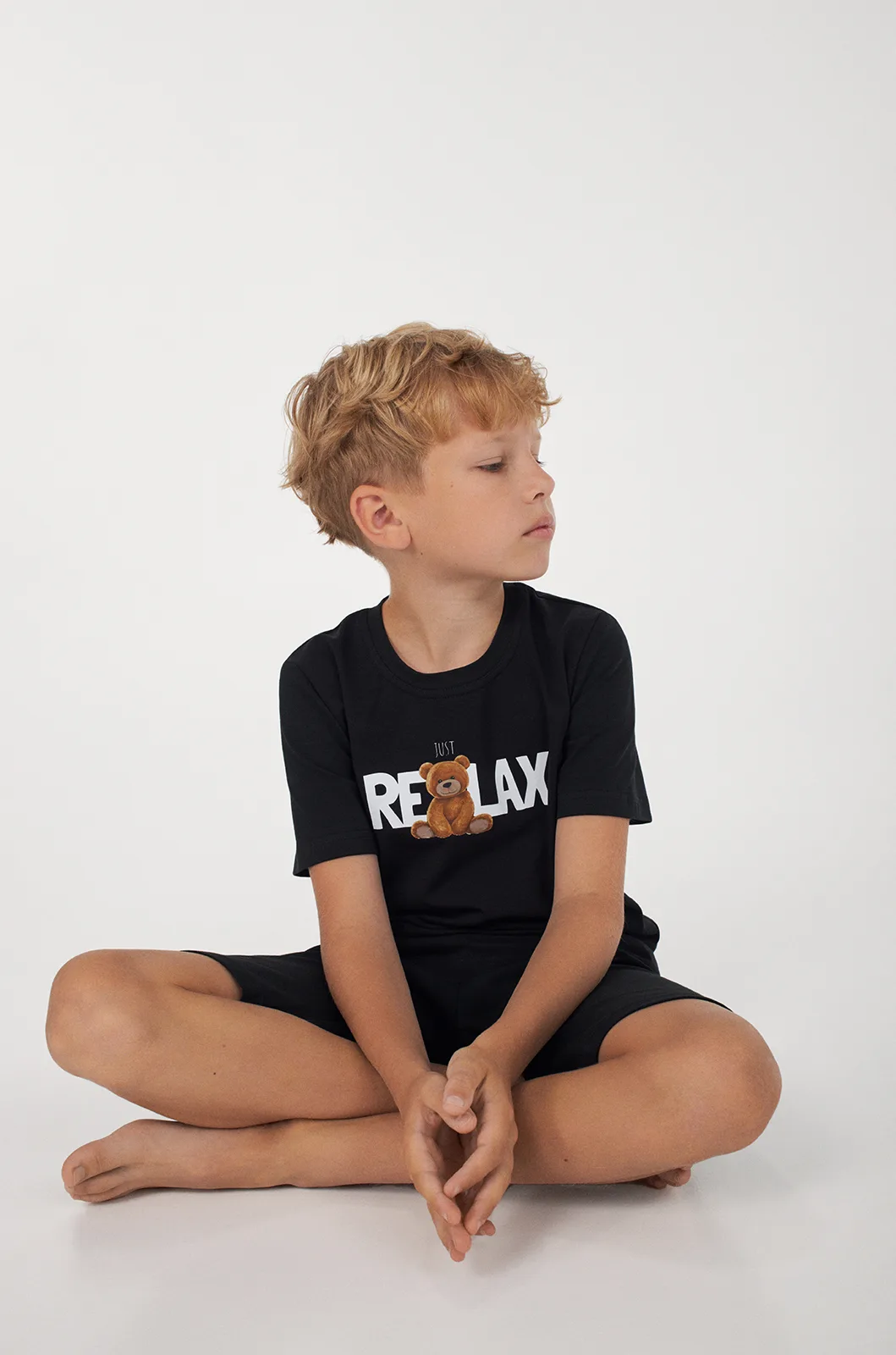 Піжама для хлопчика JUST RELAX чорний
