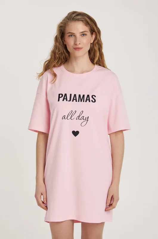 Сорочка нічна жіноча PAJAMAS рожевий
