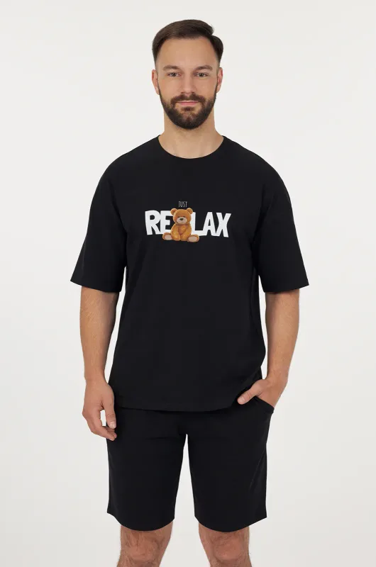 Піжама чоловіча JUST RELAX чорний