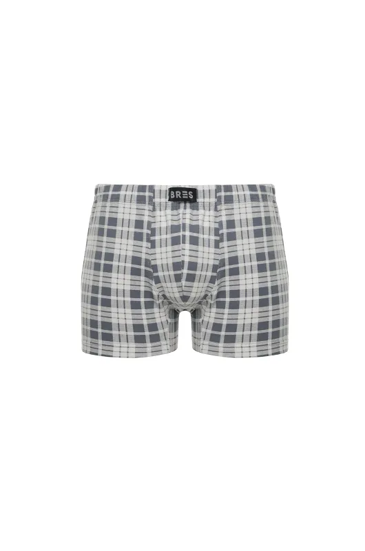 Шорти чоловічі MISTER PLAID сірий