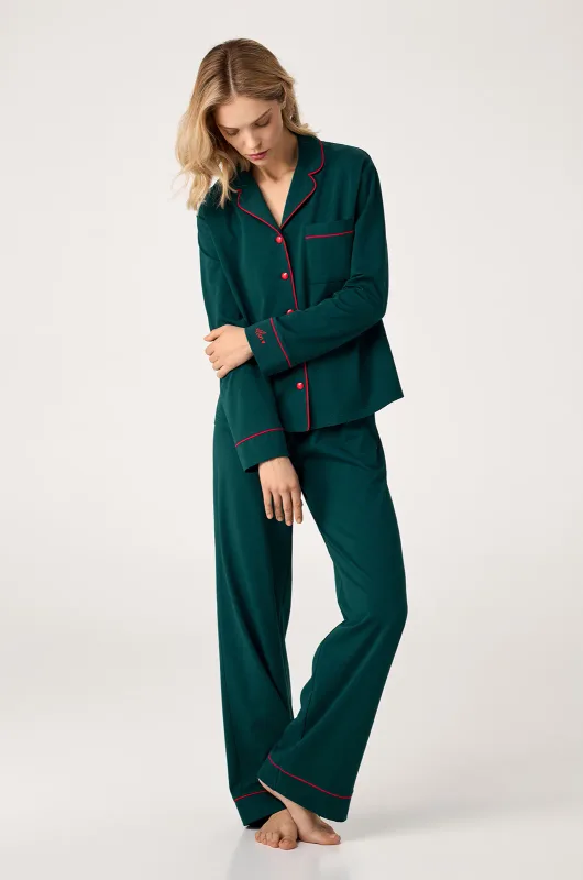 Піжама жіноча ELEGANT GREEN зелений