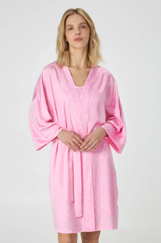 Халат жіночий PINK LOVE рожевий