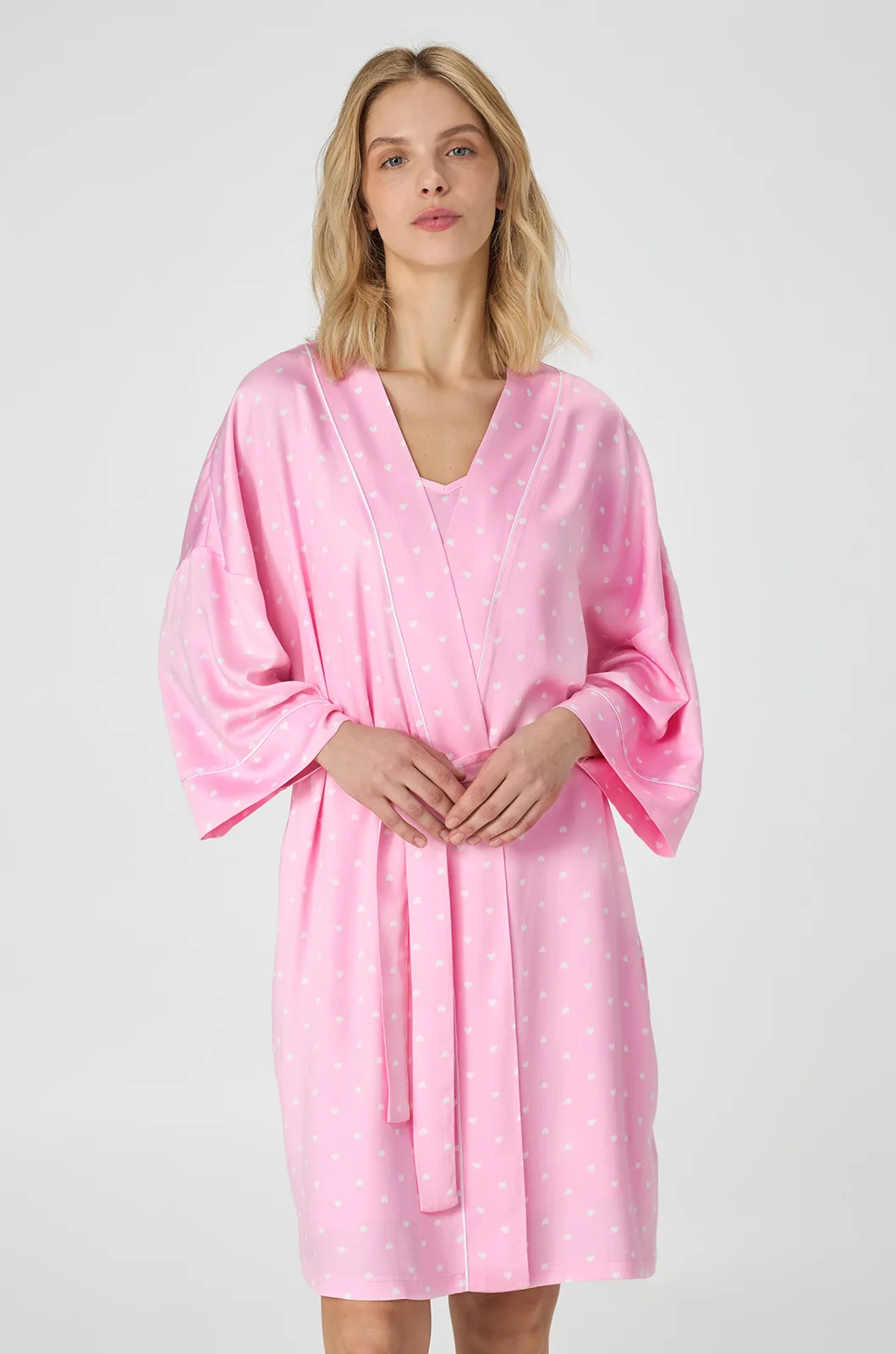 Халат жіночий PINK LOVE рожевий