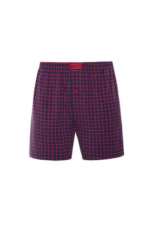 Боксери чоловічі MISTER PLAID синій