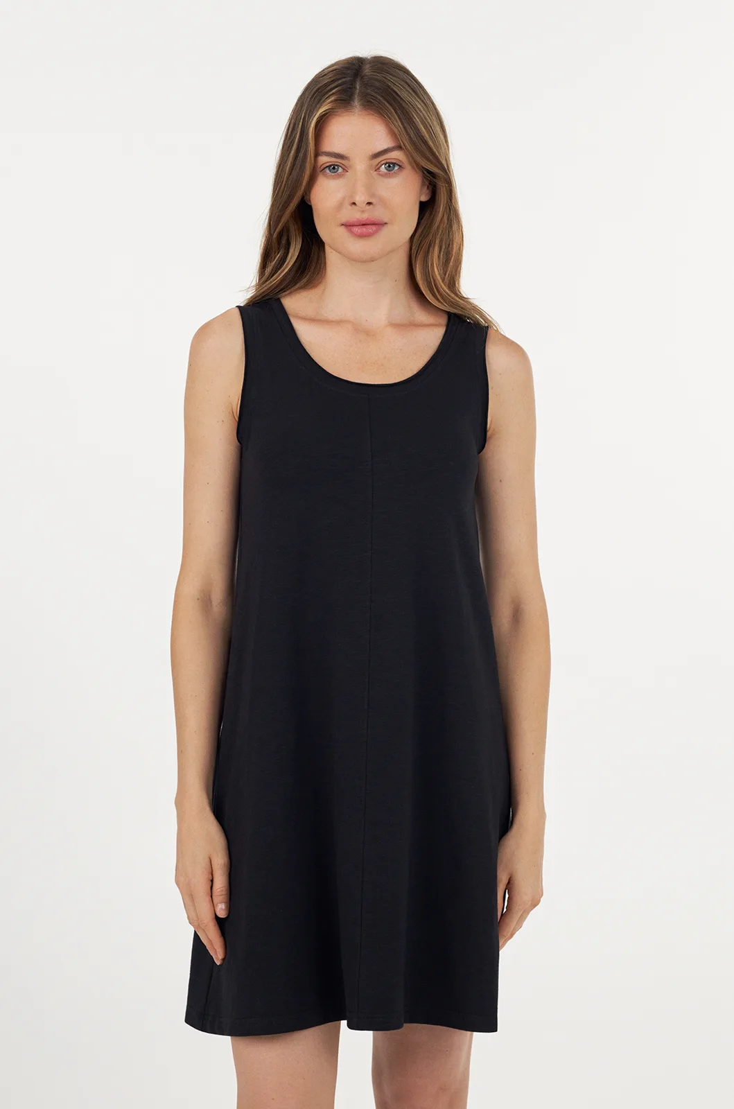 Сорочка нічна жіноча LINEN BLACK чорний